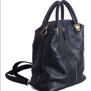 NWOT CAERLIF Real Leather Bag